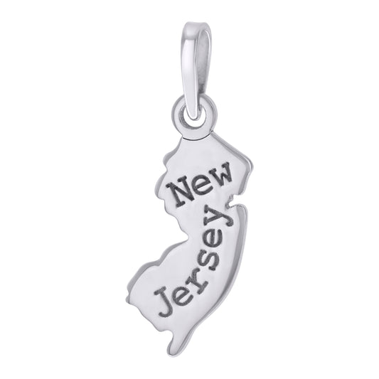925 Sterling Silver Newjersey Pendant