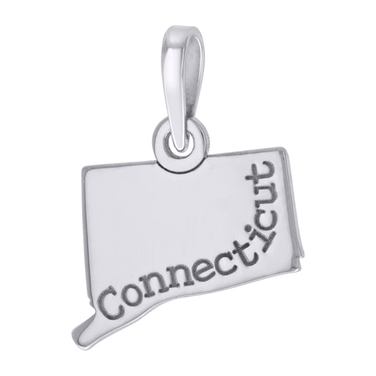 925 Sterling Silver Connecticut Pendant