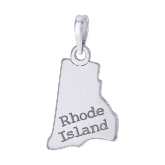925 Sterling Silver Rhode Island Pendant