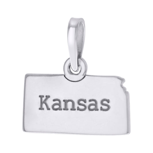 925 Sterling Silver Kansas Pendant