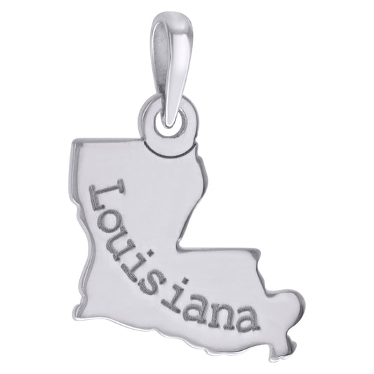 925 Sterling Silver Louisiania Pendant