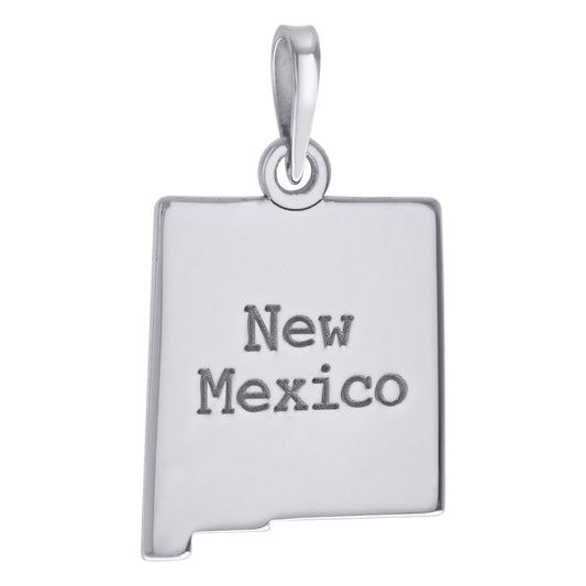 925 Sterling Silver New Mexico Pendant