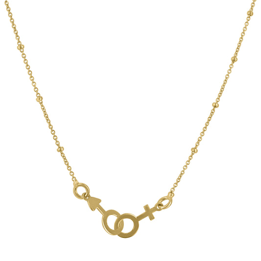14Kt Gold Necklace 17.5"