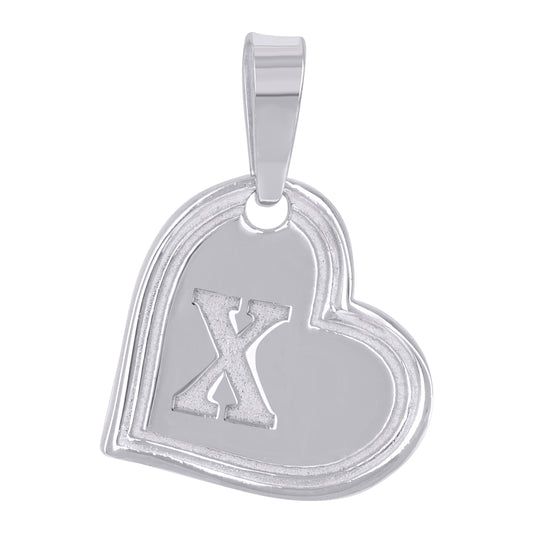 925 Sertling Silver "X" Initial