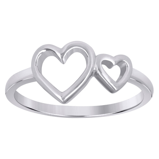 925 Sterling Silver Heart Ring S5