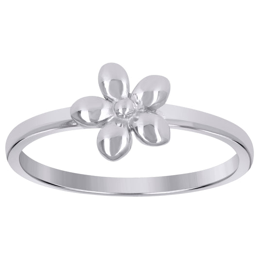 925 Sterling Silver Flower Ring S5