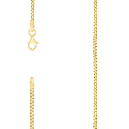 925 Silver Solid Franco Chain 2mm