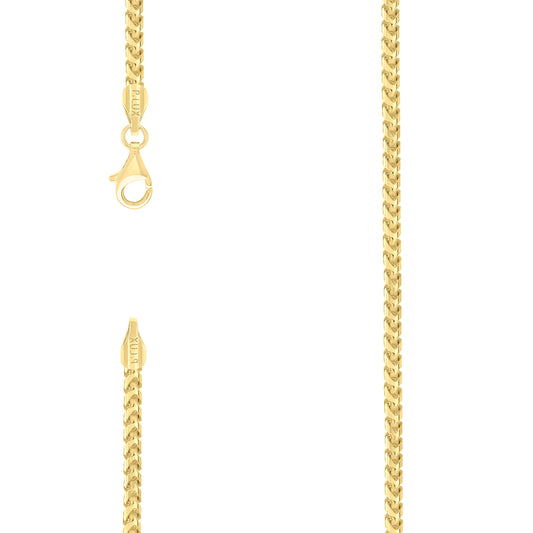 925 Silver Solid Franco Chain 2.5mm