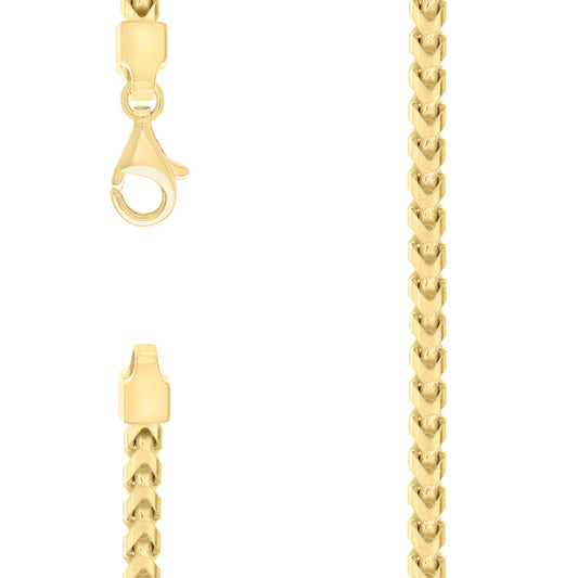 925 Silver Solid Franco Chain 5mm