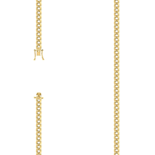 925 Silver Hollow Miami Cuban Chain 4.1mm