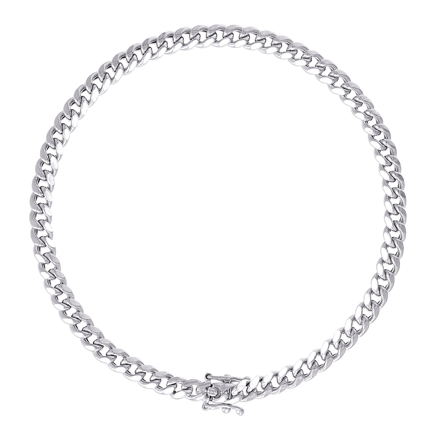 925 Silver Hollow Miami Cuban Chain 4.1mm