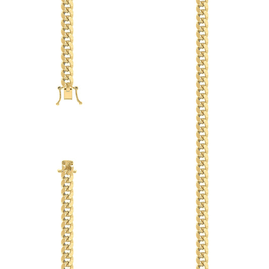 925 Silver Hollow Miami Cuban Chain 5.2mm
