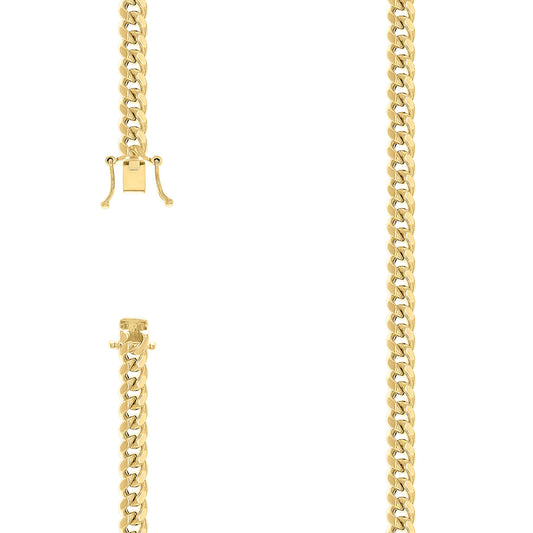925 Silver Hollow Miami Cuban Chain 6.3mm