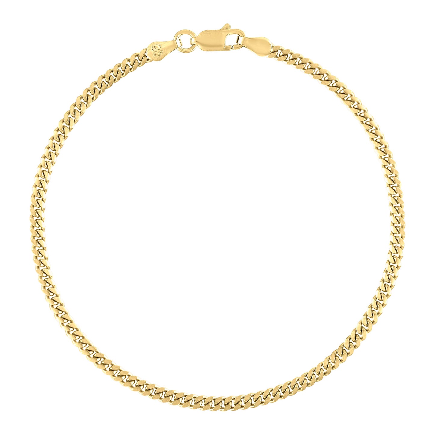 925 Silver Solid Miami Cuban Chain 2.6mm