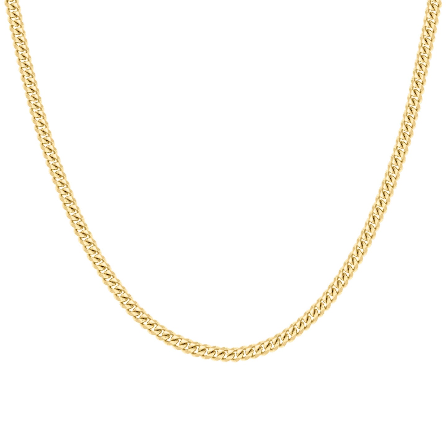 925 Silver Solid Miami Cuban Chain 4.1mm