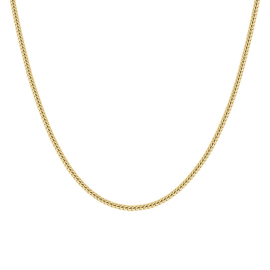 925 Silver Solid Miami Cuban Chain 2mm