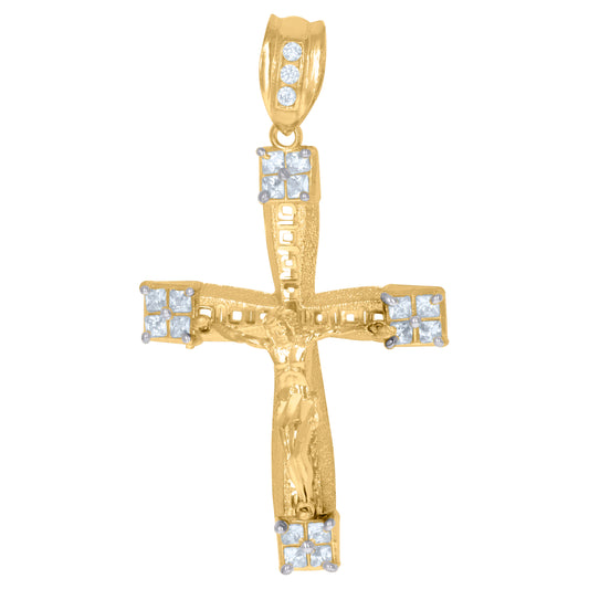 10Kt Gold Cz Pendant