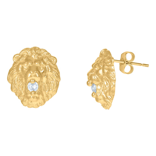 10Kt Gold Cz Earrings