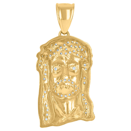 10Kt Gold Cz Pendant