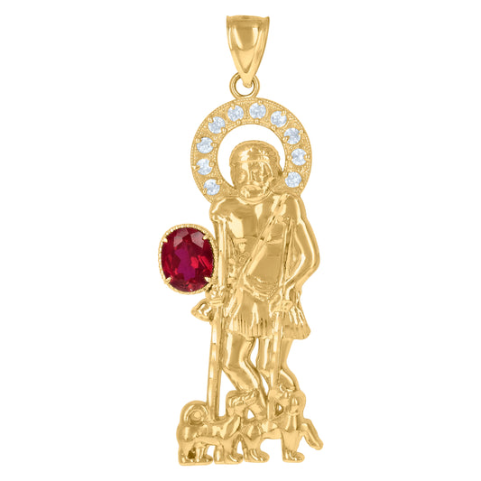10Kt Gold Cz Pendant