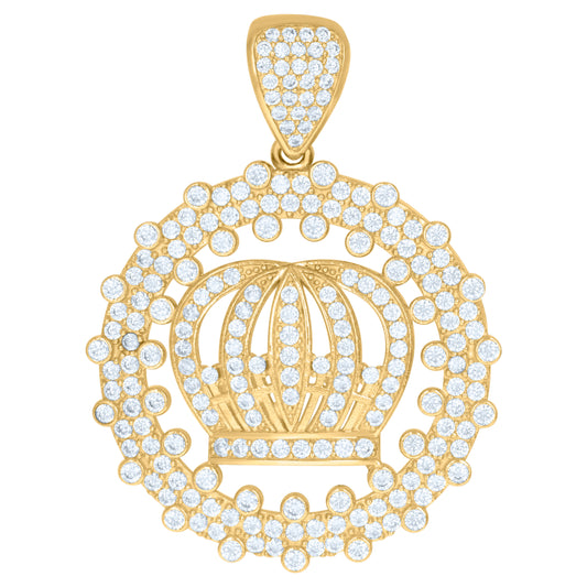 10Kt Gold Cz Pendant