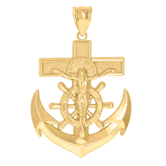 10Kt Gold Cz Pendant