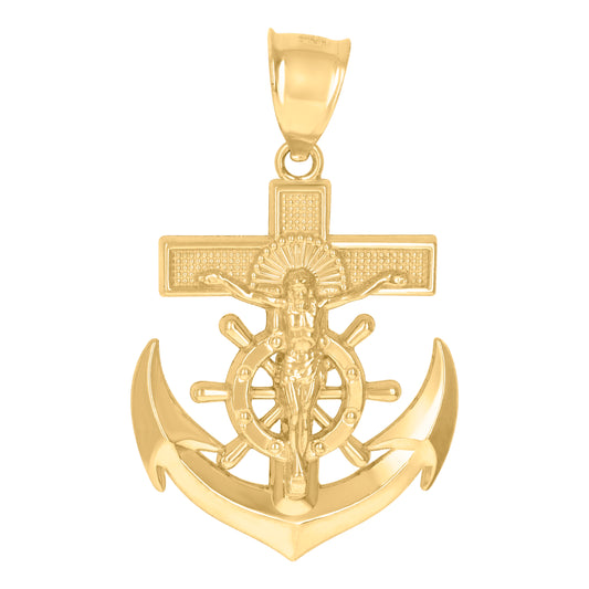 10Kt Gold Cz Pendant