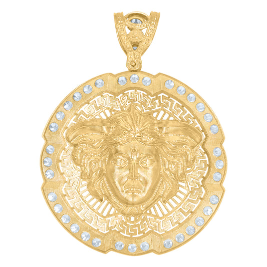 10Kt Gold Cz Pendant