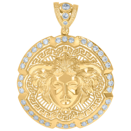 10Kt Gold Cz Pendant