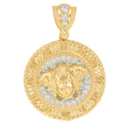 10Kt Gold Cz Pendant