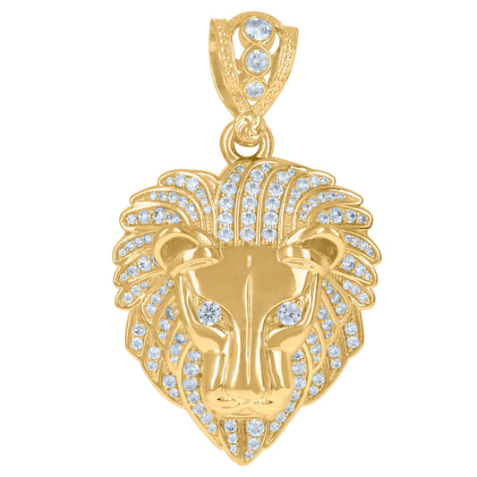 10Kt Gold Cz Pendant