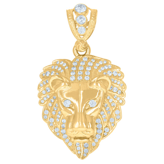 10Kt Gold Cz Pendant