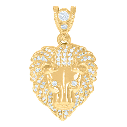 10Kt Gold Cz Pendant