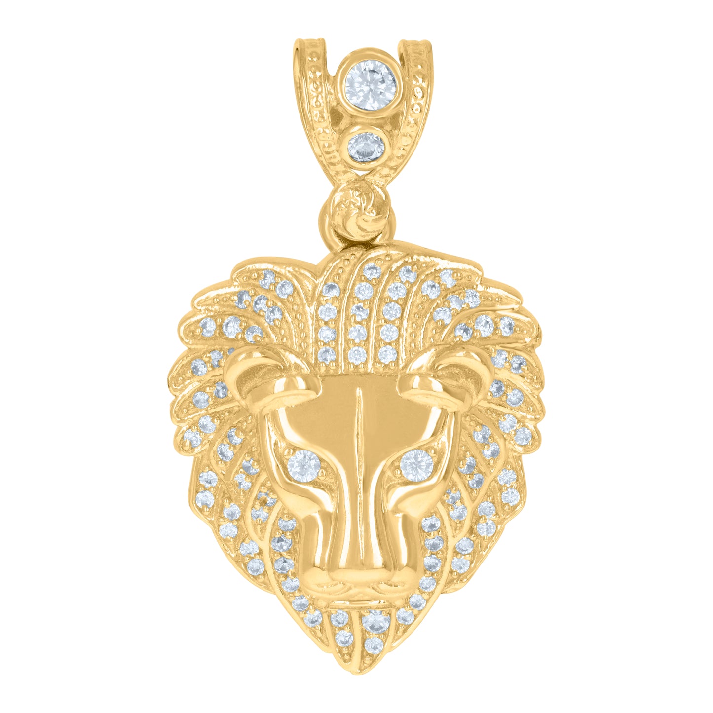10Kt Gold Cz Pendant