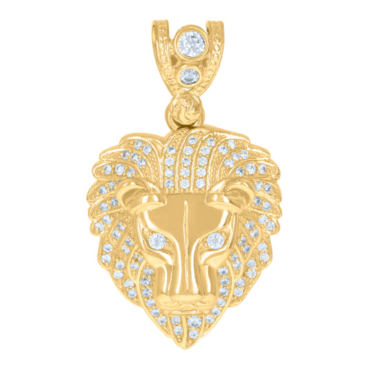10Kt Gold Cz Pendant