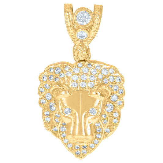 10Kt Gold Cz Pendant