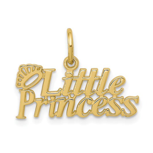 10k LITTLE PRINCESS with Crown Charm