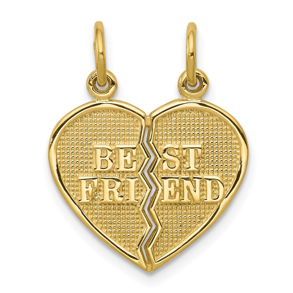 10K BEST FRIEND 2 Piece Break-A-Part Charm