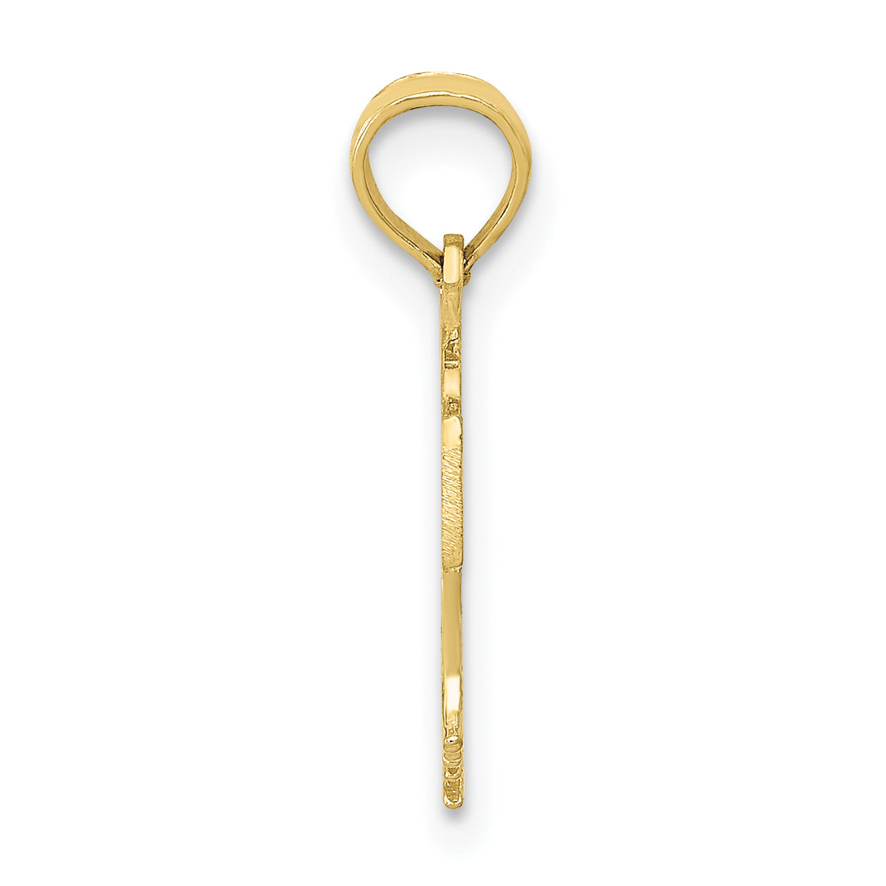 10K Basketball in Net Pendant