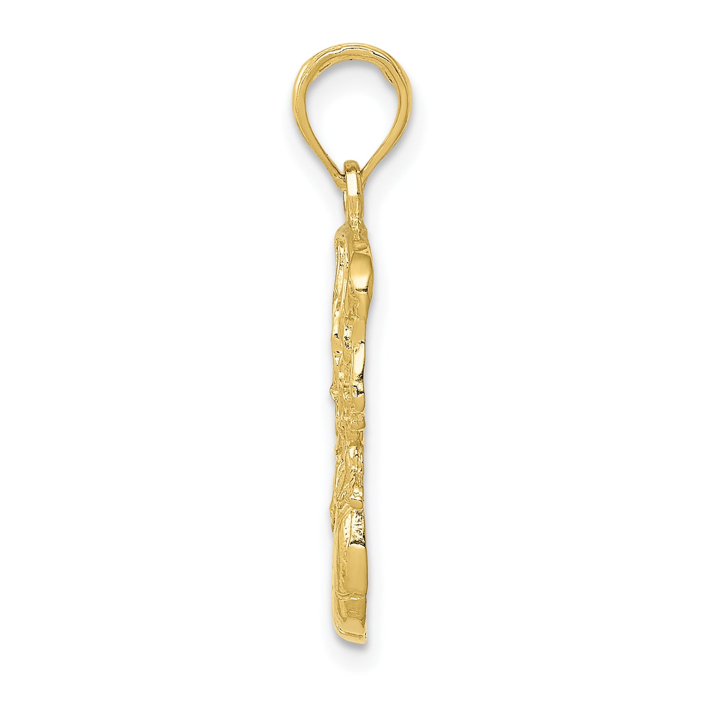 10K Swoosh Basketball and Net Pendant