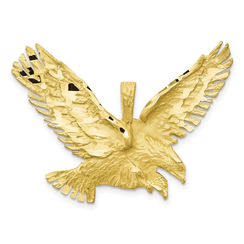 10k Eagle Charm w sandblast finish