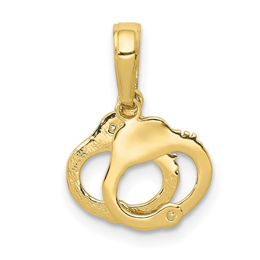 10K Handcuffs Pendant