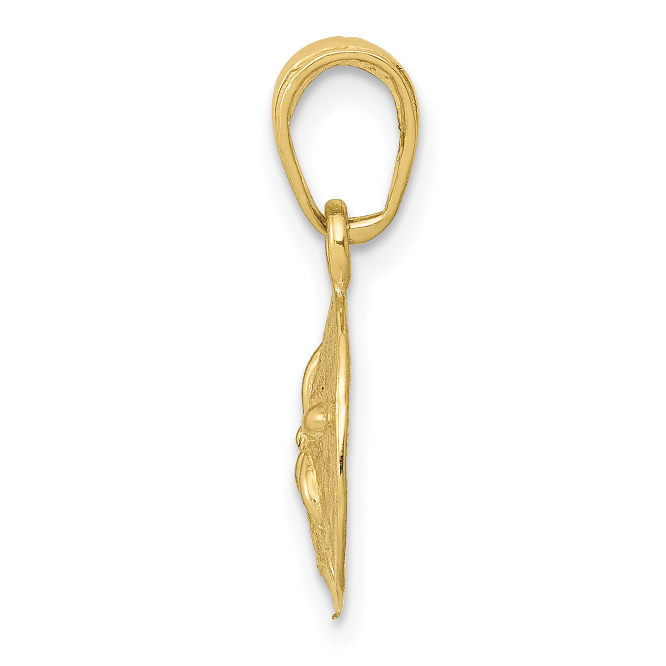 10k Sand Dollar Pendant