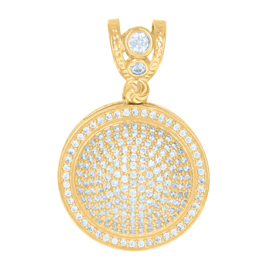 10Kt Gold Cz Pendant