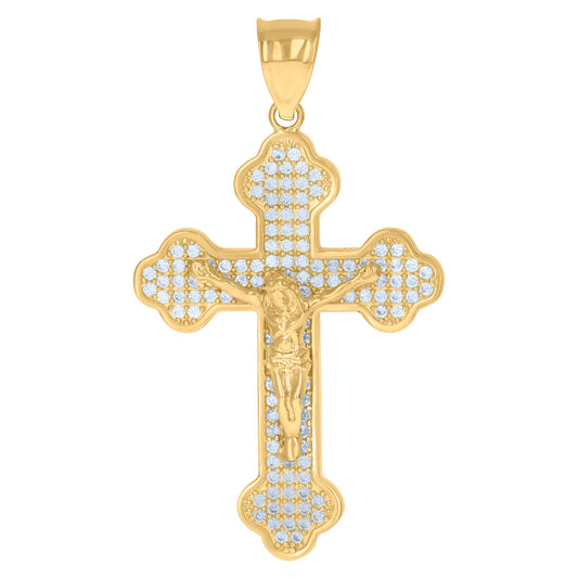 10Kt Gold Cz Pendant