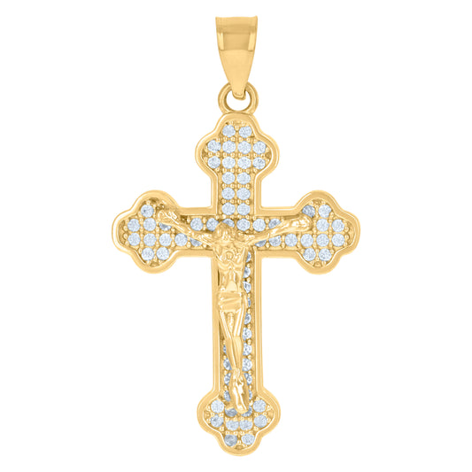 10Kt Gold Cz Pendant