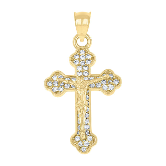 10Kt Gold Cz Pendant