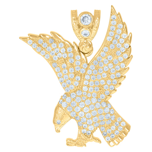10Kt Gold Cz Pendant