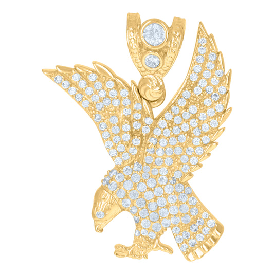10Kt Gold Cz Pendant
