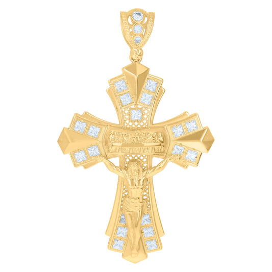 10Kt Gold Cz Pendant
